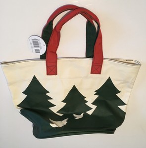 Barnes And Noble Bag Christmas Trees Tote Book Bag Canvas Nwt Ebay