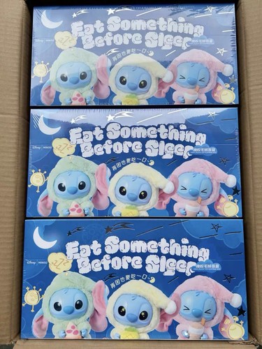 Authentic Miniso Stitch Eat Something Before Sleep Series Vinyl Figure Blind Box - Picture 24 of 25