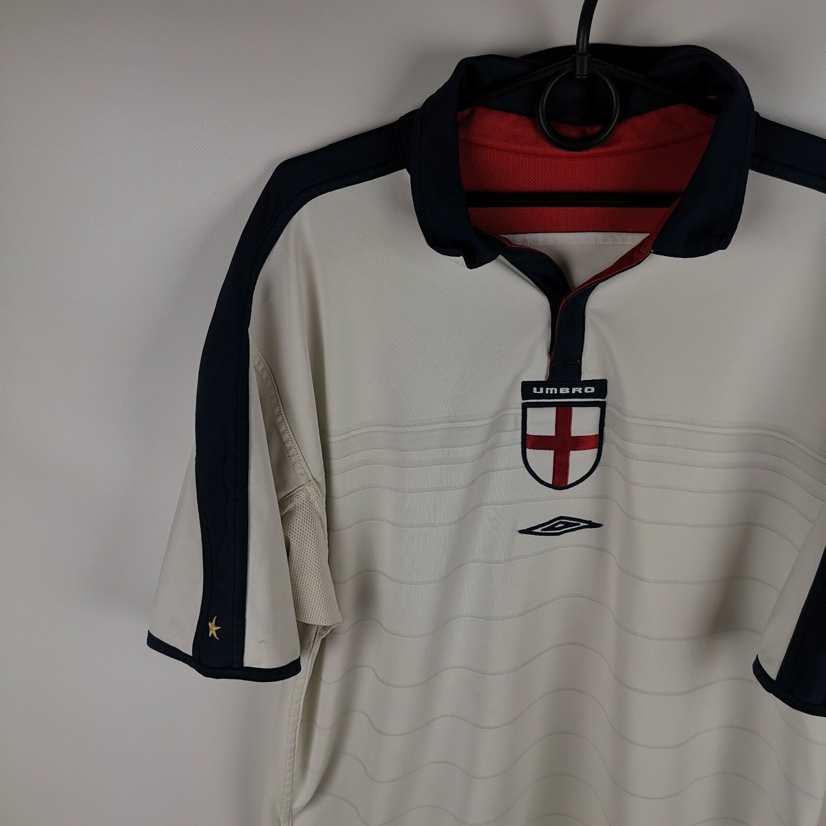 Umbro England 2003 2005 reversible home soccer jersey | eBay