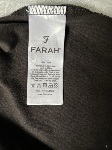 Men's Farah T-shirt Size UK L pre owned - Picture 4 of 5
