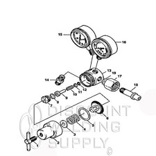 REBUILD KIT - VICTOR SR6B 6B ACETYLENE REGULATOR REG - REBUILD PARTS AV6BRK