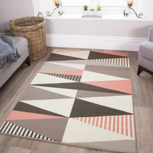 Soft Fluffy Shaggy Blush Baby Pink Cheap Girls Rugs Small Large Living