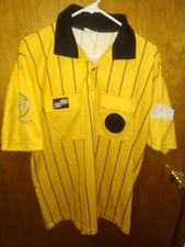 Official Sports USA Soccer Federation Referee Jersey Yellow MENS Large