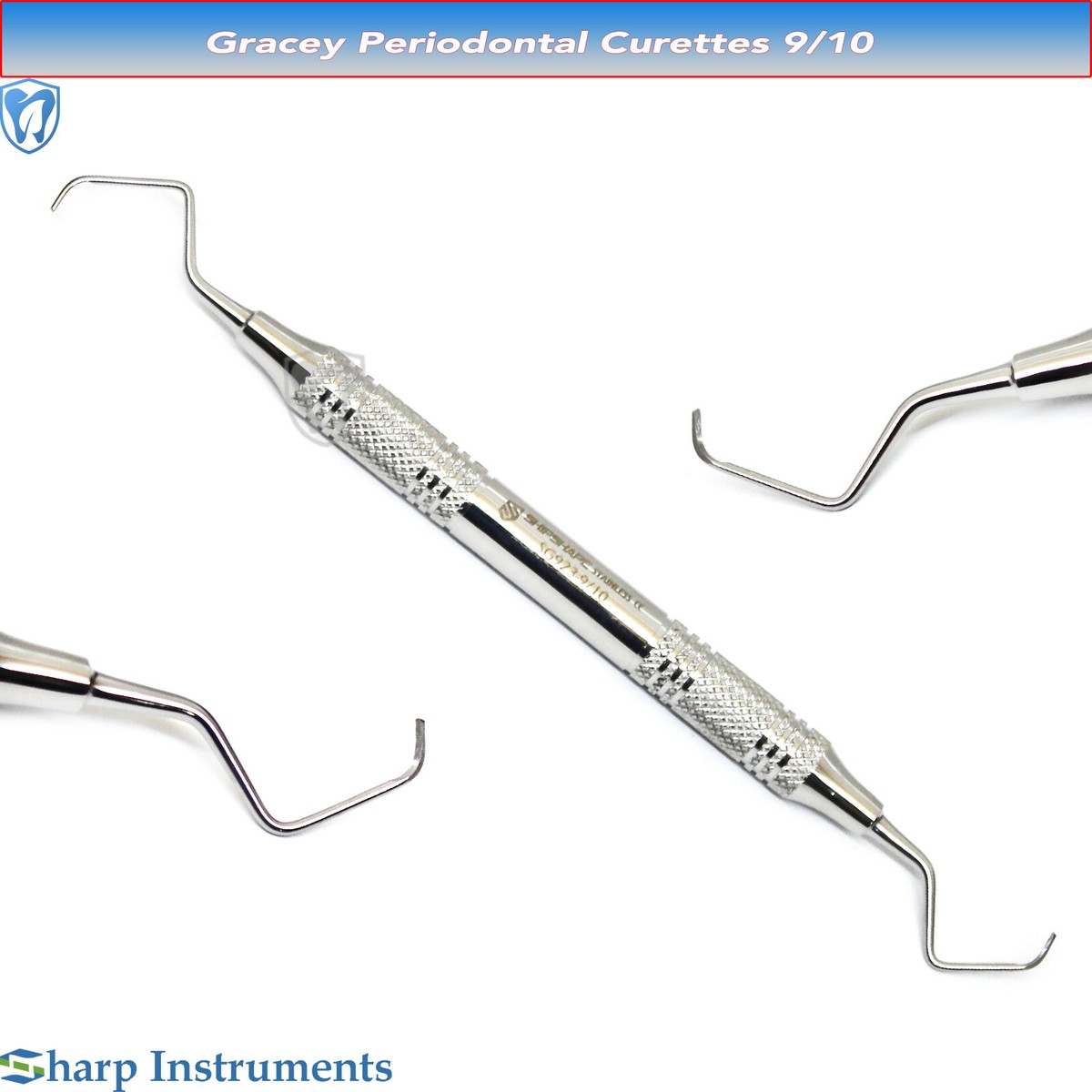 Carotatrice Hilti Set Di 7 Curette Gracey Nuove - Strumenti Chirurgici Dentali Per Detartrasi E Pulizia Profonda Set Curette Dentali - Foto 5