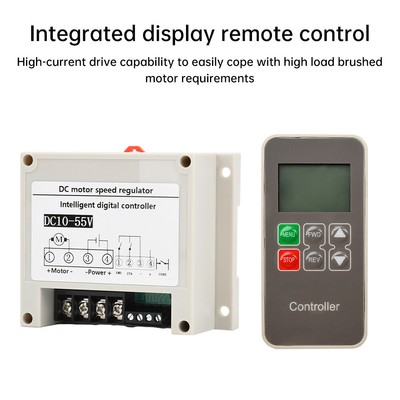DC10-55V 30A Intelligent Brush Motor Speed Controller Display Remote Control