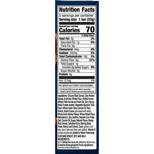 Barritas de bocadillos con chocolate 5 unidades bajas en calorías veganas sin gluten altas en proteínas Foto 4 de 4