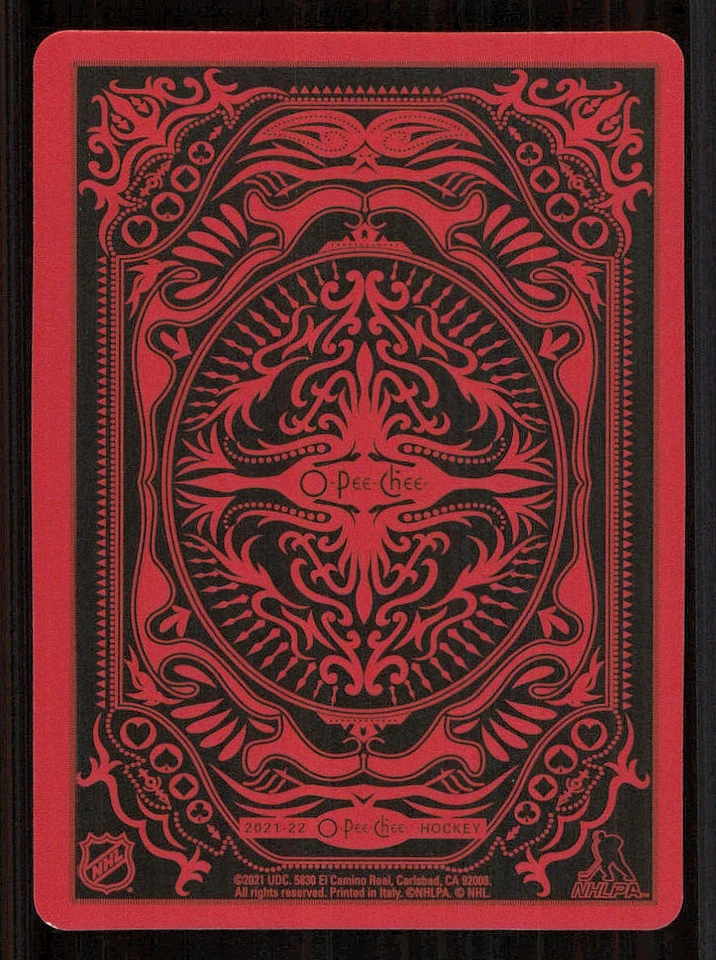 2021-22 O-Pee-Chee Playing Cards #7DIAMONDS Mark Stone - Image 2 of 2