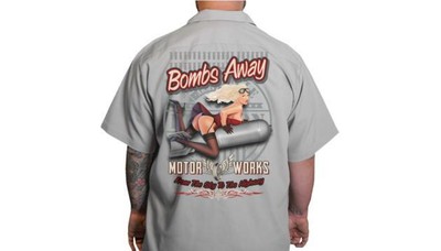 Lethal Threat Red Bomber Pinup Shop Shirt