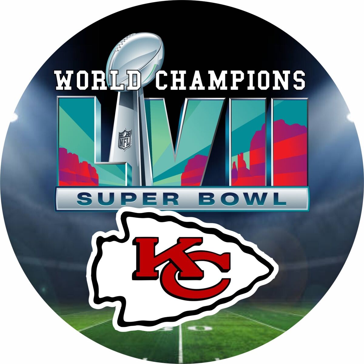 Kansas City Chiefs Super Bowl LVII Champions 2023 Bumper Kansas City Chiefs Super Bowl LVII Champions 2023 Bumper