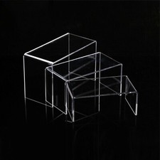 Alzatina Tavolino Espositore in Plexiglass Alzata Trasparente Spess. 5mm dolci