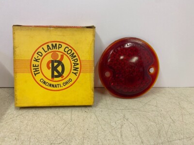 Tail Light K-D Lamp Co No. 267 Glass Triflex Lens Plymouth DeSoto 1932 1933 Lot