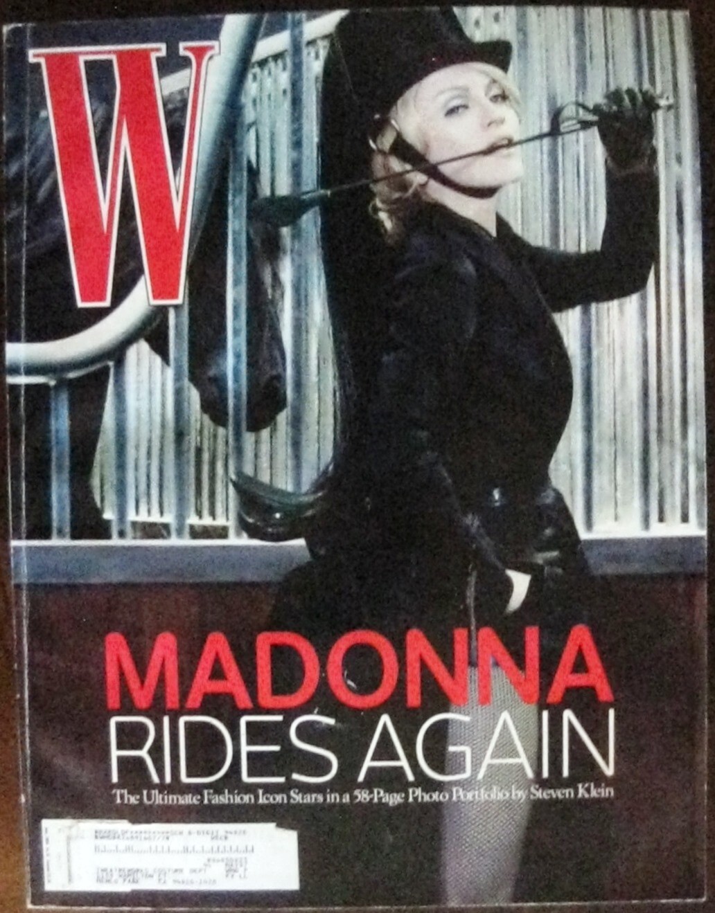 W MAGAZINE JUNE 2006 (GD/VG) MADONNA, $3.95 FLAT RATE SHIPPING IN EBAY STORE