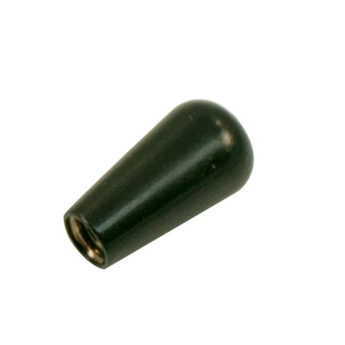 Black metal US thread switch tip fits Switchcraft 3 way switches, Gibson, Fender