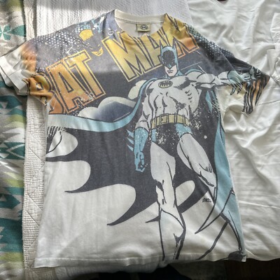 Dc Comics Batman T Shirt Vintage Batman 1988 Comics Bat Zone T-Shirt