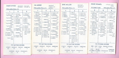 Vintage All-Time Greatest Teams Strat-o-Matic Baseball Team Karten - Bild 153 von 201