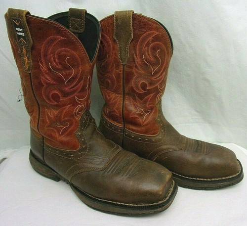 Cody James Botas De Vaquero Hombre Calzado Talla 11 D Cuero Marrón  Composite Toe | eBay
