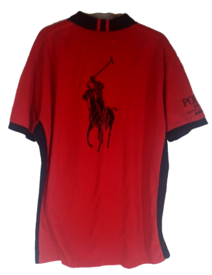 Polo Ralph Lauren RED Intense Short Sleeve Shirt Graphic Big Pony
