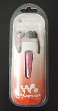 Original Sony Ericsson Walkman Stereo Earbuds Handsfree HPM-70 Light Pink Sealed