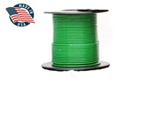 15ft Mil-Spec high temperature wire cable 16 Gauge GREEN Tefzel M22759/16-16-5