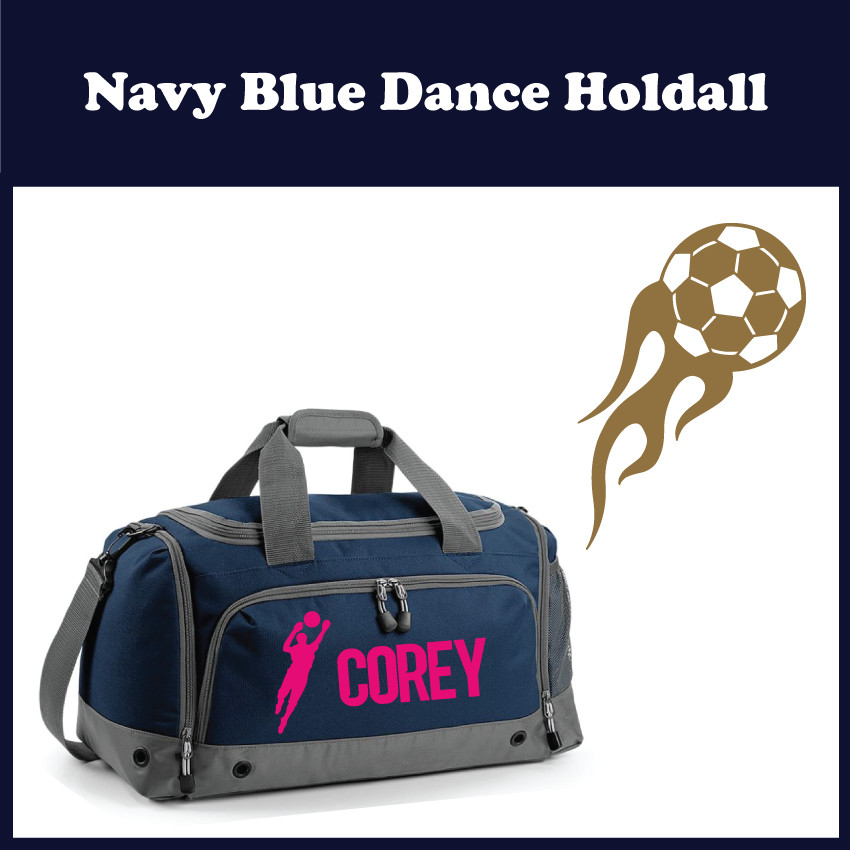 Personalised Football Holdall Kids School Boys Girls PE Sports Gym Shoe Kit Bag image 5