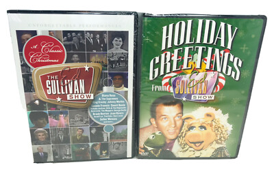 2 Brand New Sealed Holiday Greetings  Ed Sullivan Show & Christmas Classics New
