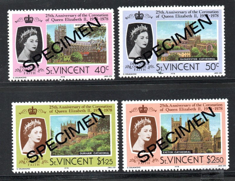Sc. 528-31 MNH  SPECIMEN Ovpt