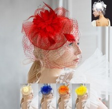 Headband Hair Clip Kentucky Derby Wedding Hat Church Dressy Cocktail Fascinator