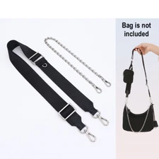 Adjustable Crossbody Shoulder Canvas Strap Replacement for Prada Hobo Nylon bag