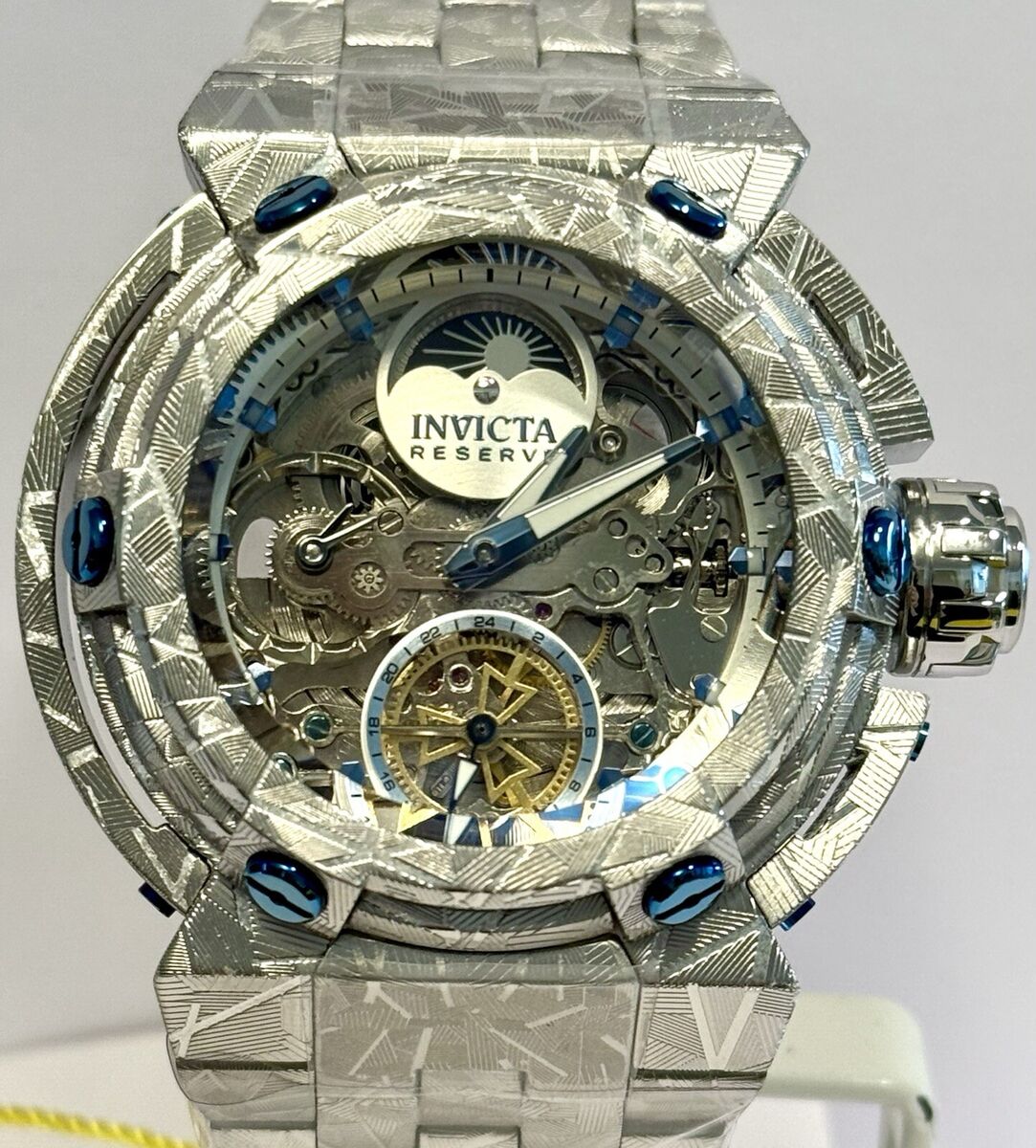 46mm Auto LaserAcid Etched X-WING Silvertn Bracelet Day 46mm Auto LaserAcid Etched X-WING Silvertn Bracelet Day