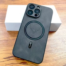 Luxury Leather Phone Case For iPhone 11 14 13 12 15 Pro Max Shockproof Cover