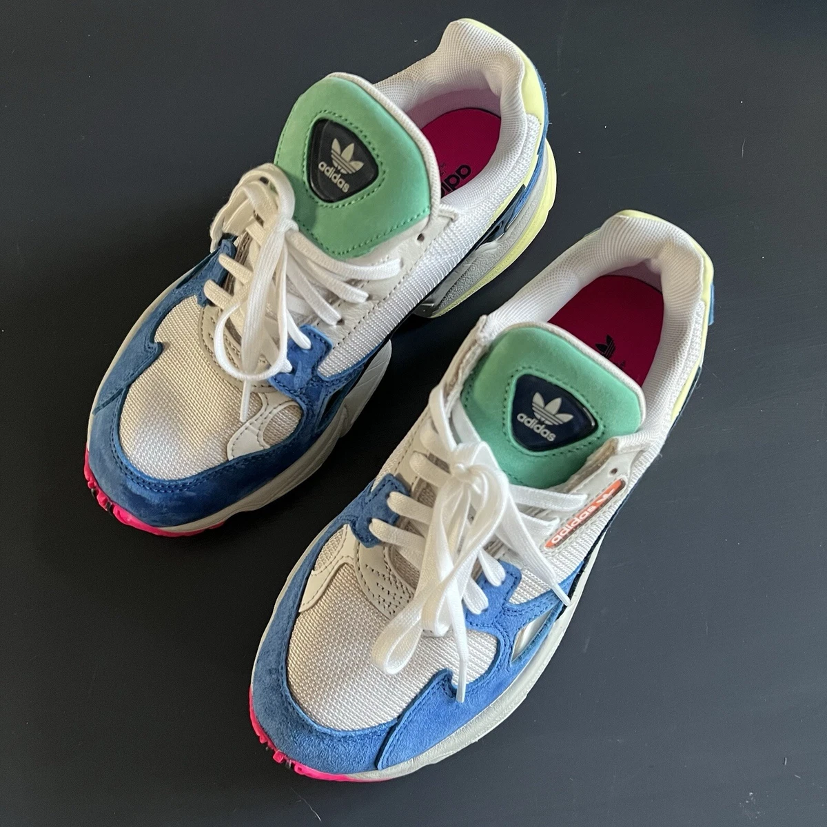 adidas gazelle silver green womens ADIDAS : RunFalcon 3.0 Elastic Lace Top Strap Kids' Shoes main image 0