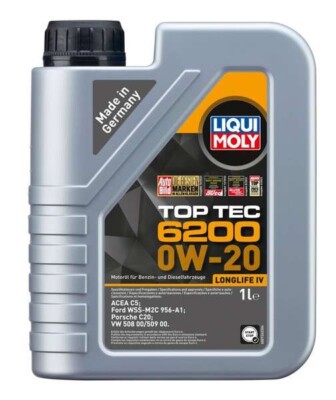 LIQUI MOLY Top Tec 6200 Motoröl 0W-20 1-Liter VW 508 00 / 509 00  20780