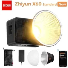 ZHIYUN Molus X60 [Official] 60W Bi-color Standard LED Video Light Portable Light