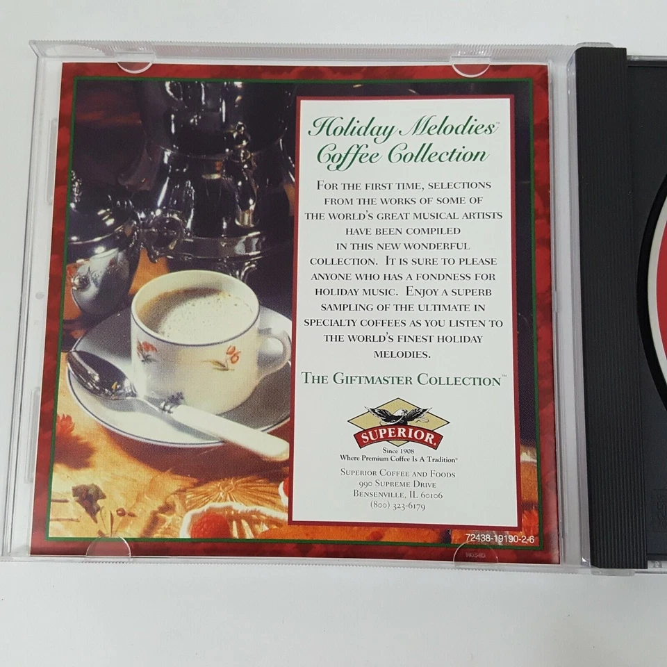 Superior Coffee Holiday Melodies Collection Christmas Music CD Giftmaster Edtion Foto 4 de 4