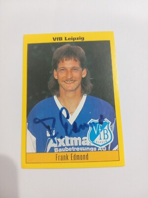 Panini Sticker Signed Frank Edmond VfB Leipzig NEW