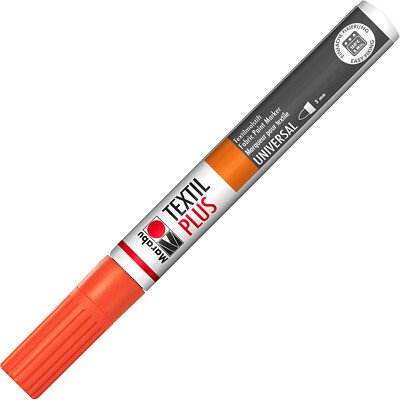 Marabu Textilmarker Textil Painter Plus orange Stoffmaler Stoffmarker Marker neu