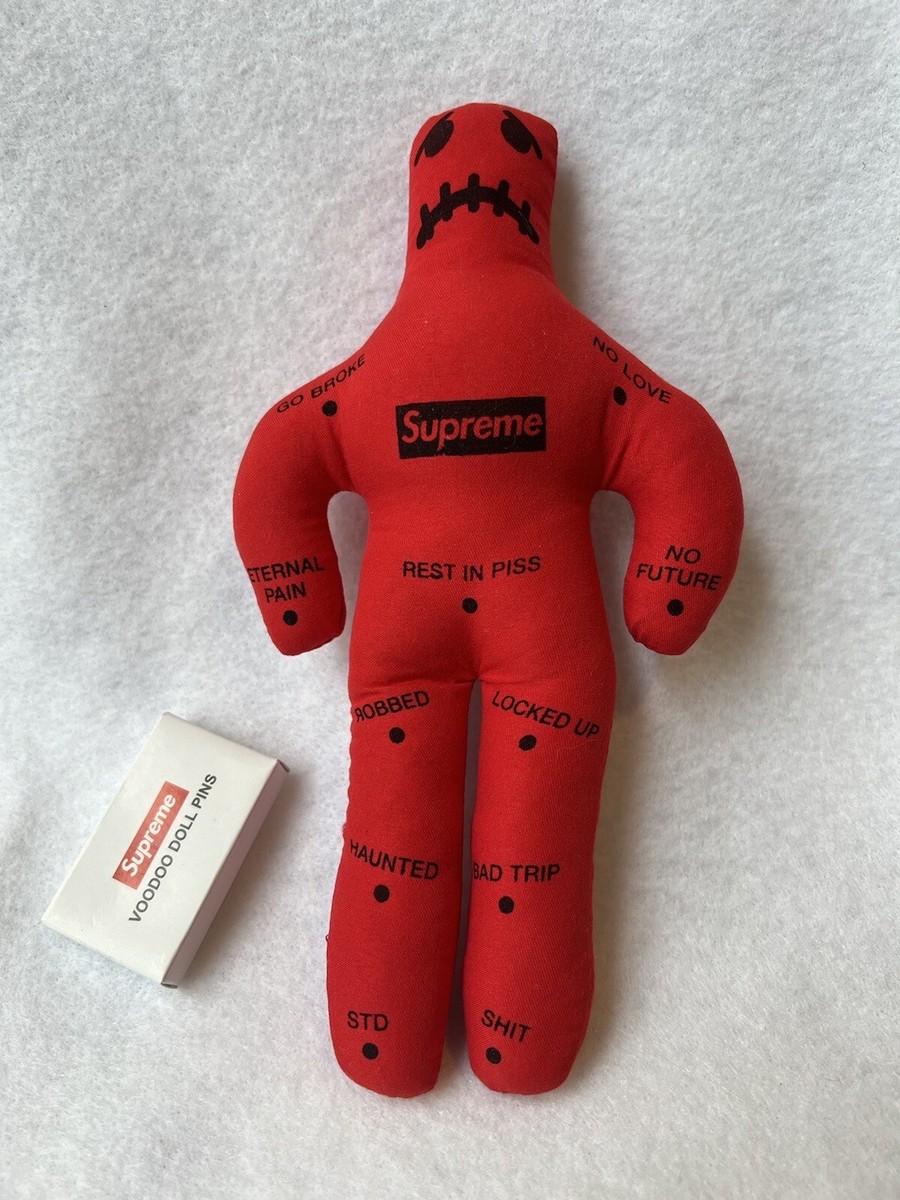Supreme Voodoo Doll With Pins Red 19FW Complete Kit Genuine