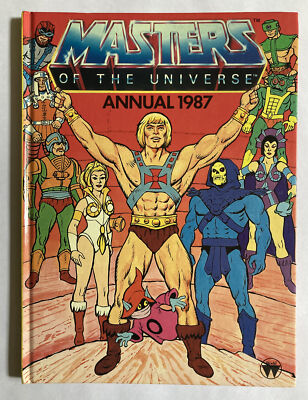 Masters of the Universe Annual 1987 He-man Hardback Vintage 80s Unclipped VGC!