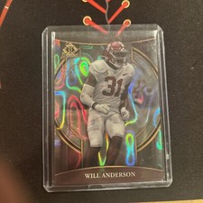 2022 Bowman Universit WILL ANDERSON Invicta Insert LAVA /150 DROTY
