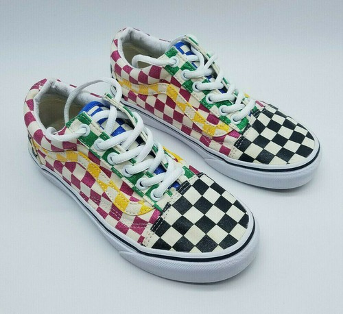 vans old skool checkered platform