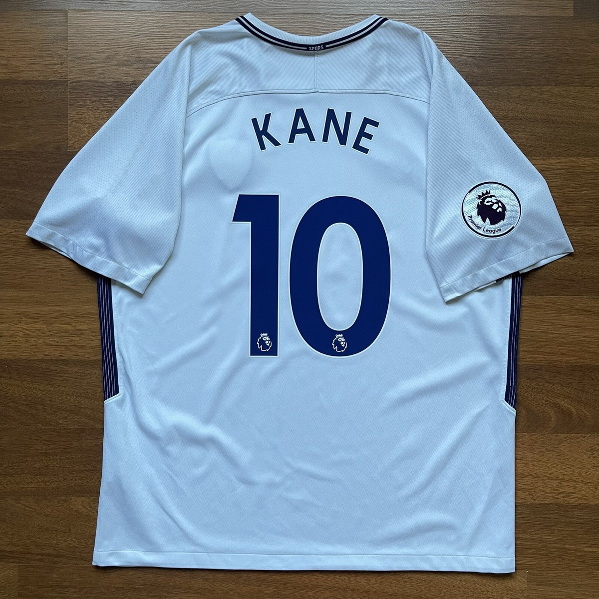 TOTTENHAM NIKE 2017/2018 FOOTBALL HOME JERSEY #10 KANE SIZE “XL
