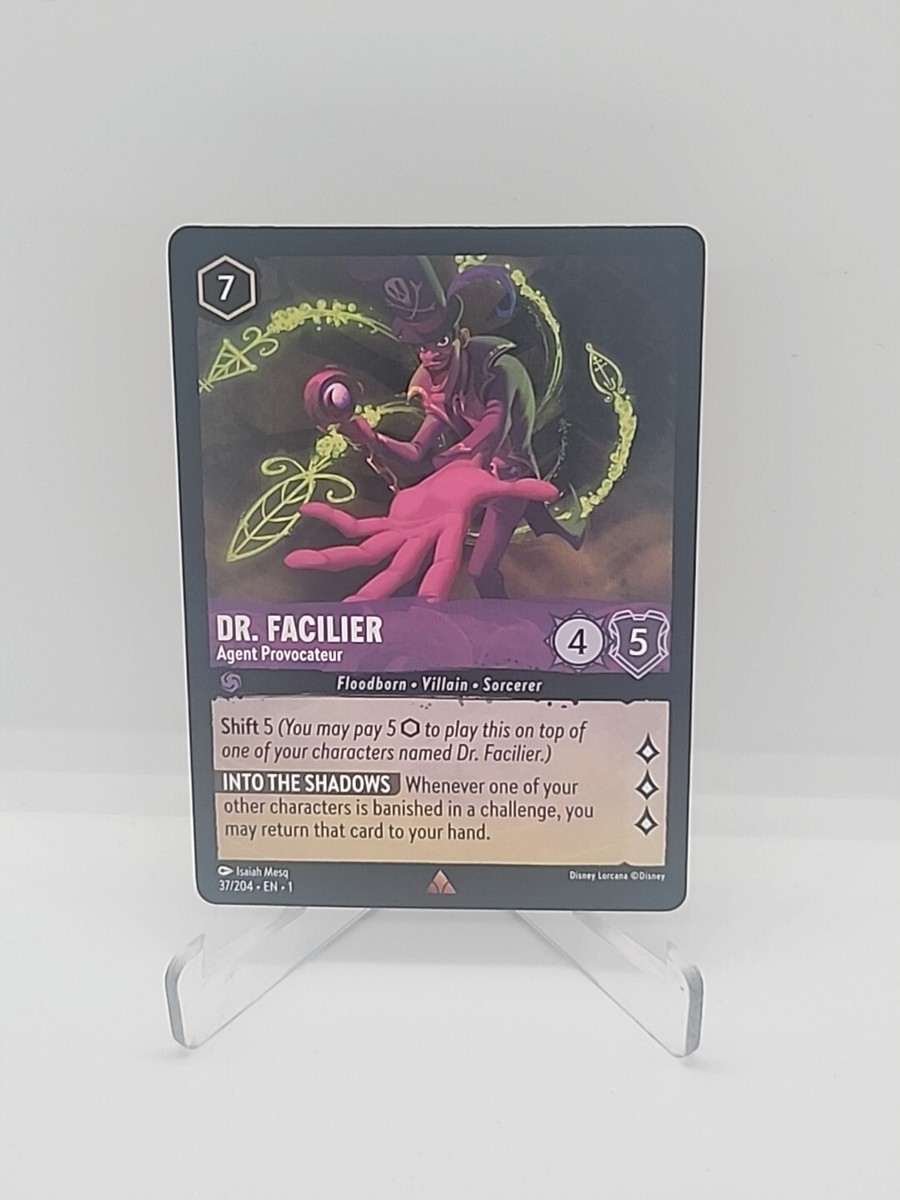 dr facilier lorcana card Dr. Facilier - Charlatan - The First Chapter [COMMON NORMAL]