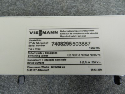Viessmann 7408295 Sicherheits-Temperaturbegrenzer Steuerung | eBay