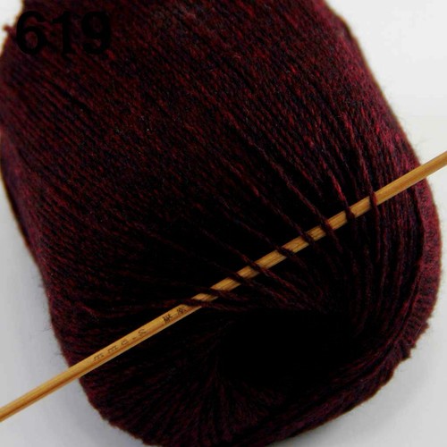 Sale 1Ballx50gr Luxurious Soft Mongolian Pure Cashmere Hand Knit Crochet Yarn 19
