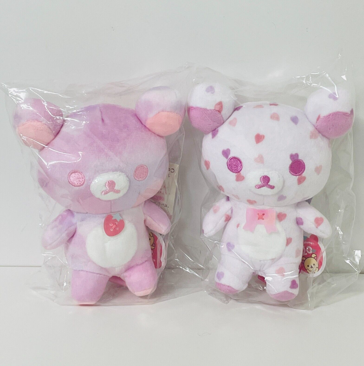 Korilakkuma Plush 1+5Colors Strawberry & Heart Pink San-X