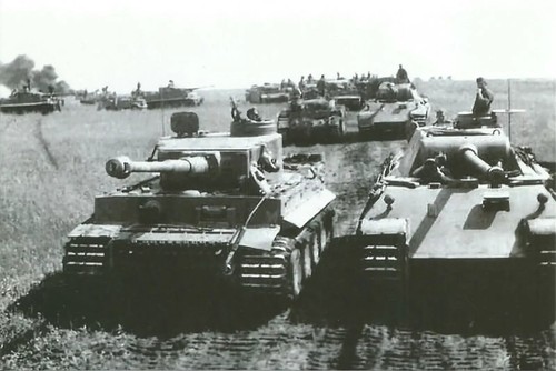 Repro Bild WK2 WW2 Weltkrieg 15x10 Tiger I Panzer & Panther Panzer