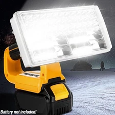 4200LM LED Work Light Camping Light Spotlight Flashlight for Dewalt 20V Battery