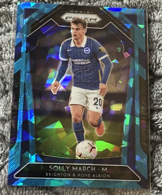 2020-21 Panini Prizm Premier League Blue Ice Prizms SOLLY MARCH /75 Brighton A29