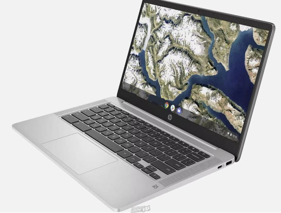 HP Chromebook Laptop Computer 14" HD Touch Screen Intel Pentium 4 GB memory; 64 - Image 3 of 4