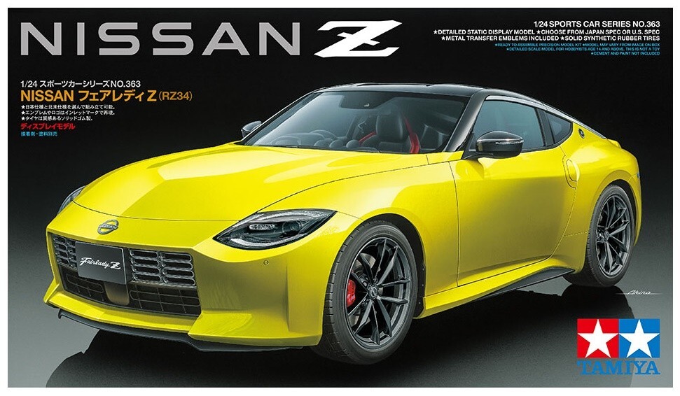 Tamiya 24363 1/24 scale Nissan Z plastic model kit | eBay